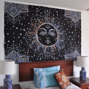 The Sun tapestry,Boho,Hippie,wall hanging,wall dec